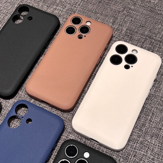 【elliptic tpu soft case/Khaki】เคส compatible for iPhone 11 12 13 14 15 16E case