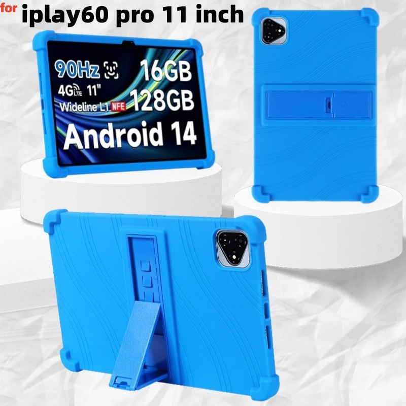 สําหรับ Alldocube iPlay60 iPlay 60 Pro 11 นิ้วขาตั้งปรับได้หนาสี่มุมกรณีกันกระแทกซิลิคอนปกหลัง