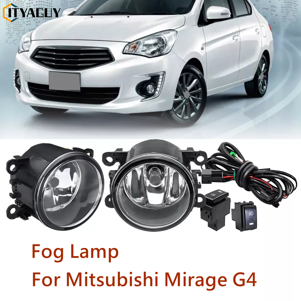ชุด Mitsubishi Mirage G4 2012 2013 2014 2015 2016 2017 2018 2019 2020 2021 ไฟตัดหมอก/ไฟตัดหมอก/Foglamp/Foglight Assembly (เข้ากันได้กับ w/ Mitsubishi Xpander 2018 2019 2020 2021)