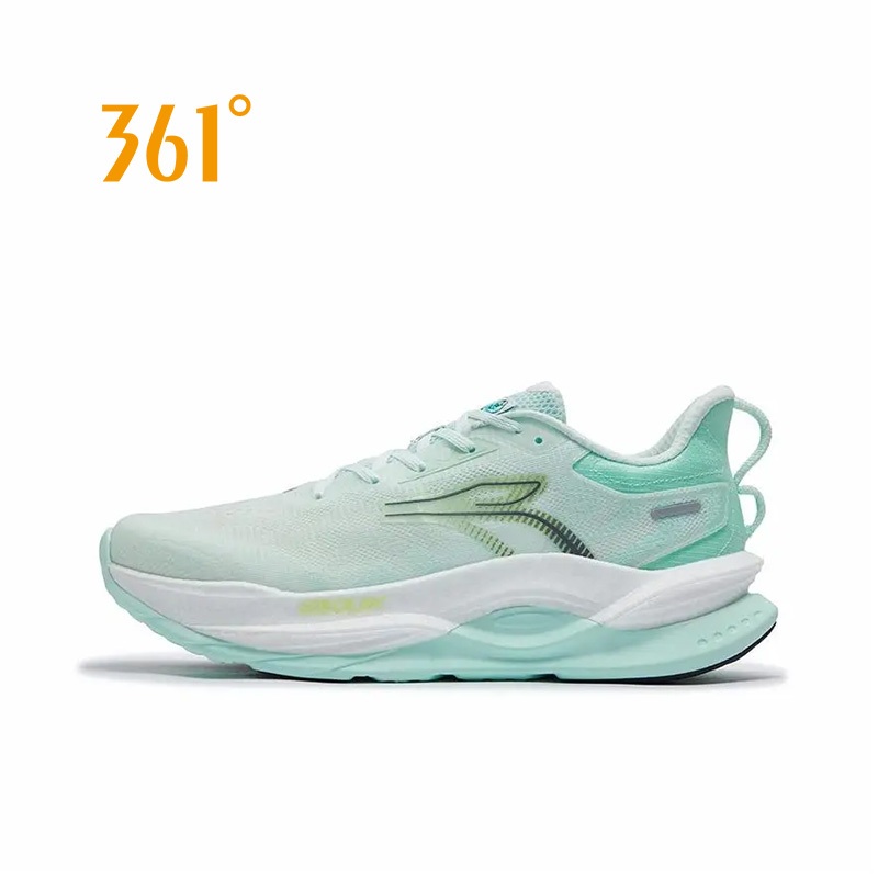 361 Degrees Fierce 5.0 รองเท้าวิ่งชายแบบหน้ากว้าง ระบายอากาศได้ดี ดูดซับแรงกระแทก 672522218