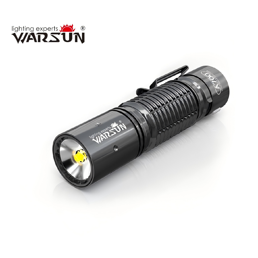 Warsun A700 ไฟฉายแบบชาร์จไฟได้ 1000LM ไฟฉาย Super Bright กันน้ํา Zoomable Light แสงแฟลชกลางแจ้ง