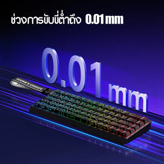 MCHOSE ACE68 คีย์บอร์ดแกนแม่เหล็กแบบมีสาย เซ็นเซอร์ Hall แบบกําหนดเอง อัตราคืน 8K อัตราสแกน128K RT0.01mm Hall Effect Magnetic Switch Gaming Keyboard คีย์บอร์ดเครื่องกล RGB Hot Swappable Gaming Keyboard