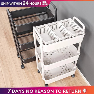 Trolley Cart Organizer 2/3/4/5 Tier Storage Organizer Moving Rack Trolley Rack Trolley Organizer Cart