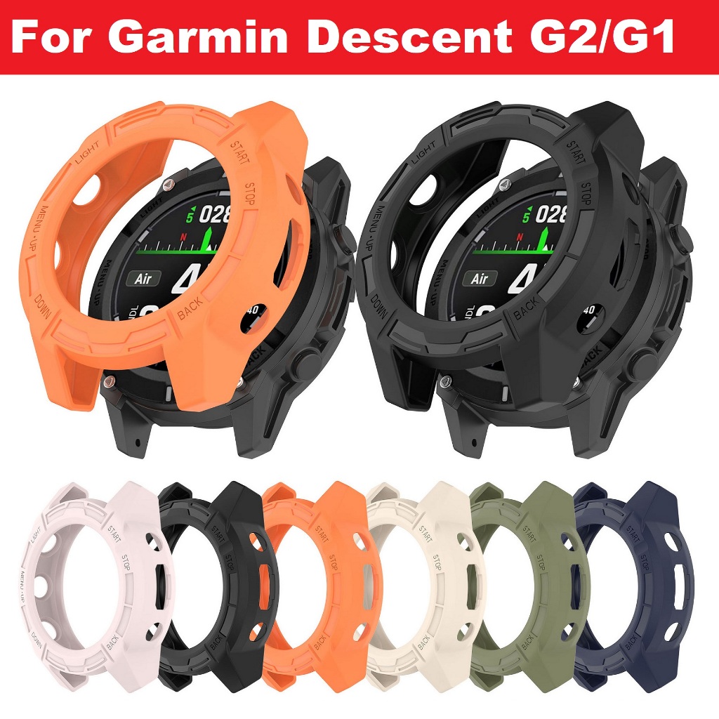 Compatible For เคส Garmin Descent G2 Case Frame Protective เคส Garmin Descent G1 Case Soft Garmin De