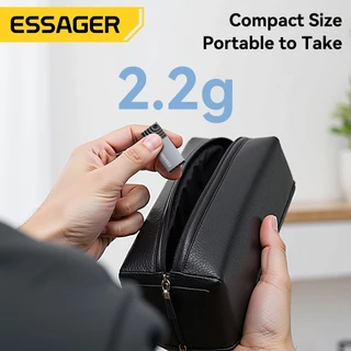 Essager Dual-Port USB 2.0 Type-C & USB-A Card Reader 2.0 Tf Sd Micro Type-C Otg Converter สําหรับสมาร์ทโฟน