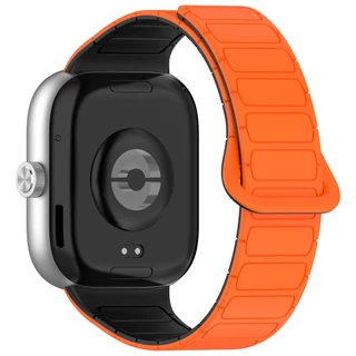สายรัดซิลิโคนอุปกรณ์เสริมสร้อยข้อมือวงแม่เหล็กสําหรับ Redmi Watch 6 5 4 / Xiaomi Smart Band 10 9 8 Pro