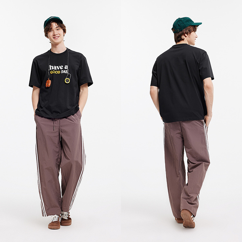 Semir Cool เสื้อยืดแขนสั้นผู้ชาย 2025 ฤดูร้อนใหม่สวมใส่ Moisture-Wiking Heat-Blocking Top พิมพ์หลวม