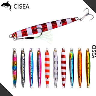 CISEA F183 เหยื่อยาง ปลา ตกปลา ตกปลา เหยื่อจิ๊ก เหยื่อ 10g 20g 30g 40g 60g 80g