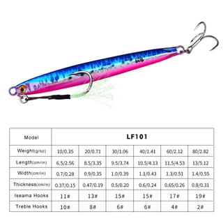 CISEA F183 เหยื่อยาง ปลา ตกปลา ตกปลา เหยื่อจิ๊ก เหยื่อ 10g 20g 30g 40g 60g 80g