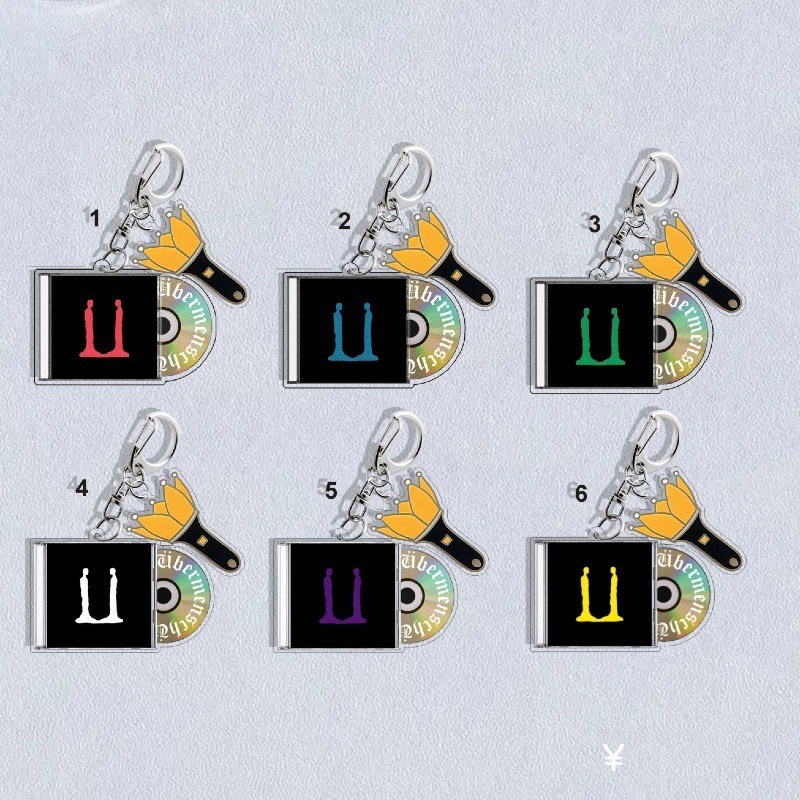 G-dragon - bermensch Album Mini CD Keychain DRAMA Album Key Chain