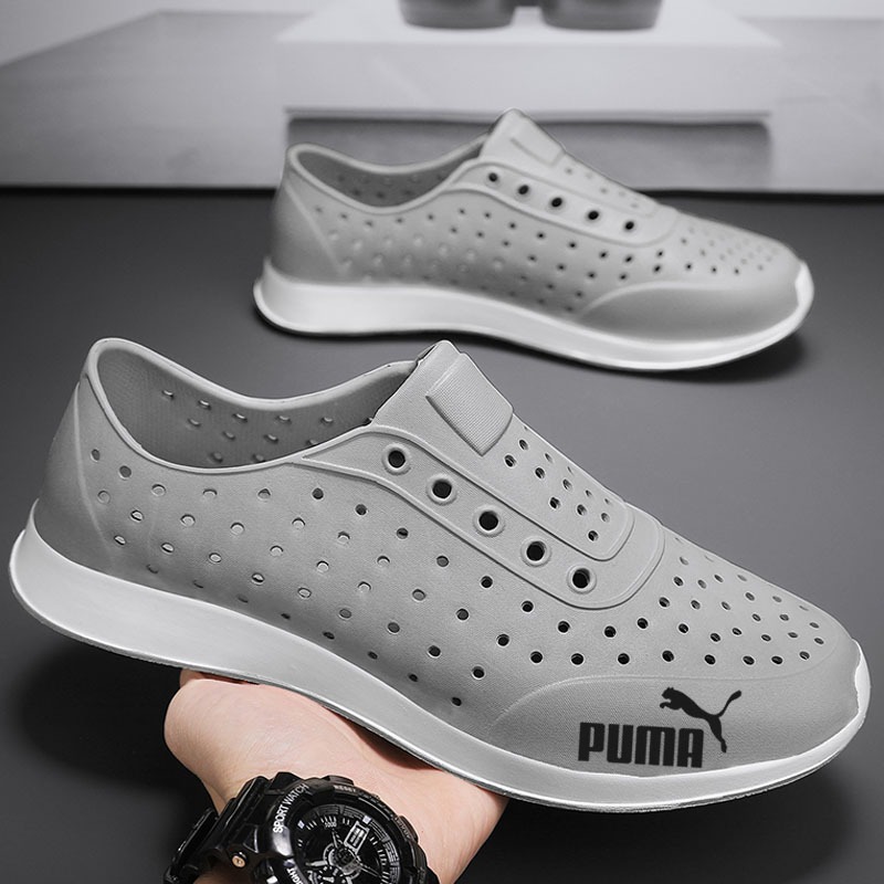 Jnbao ฤดูร้อนคู่กีฬาสไตล์ Hollow Out รองเท้าแตะ Casual Beach Breathable สไตล์เกาหลีผู้ชายรองเท้าแตะผู้หญิง Eva พื้นรองเท้า
