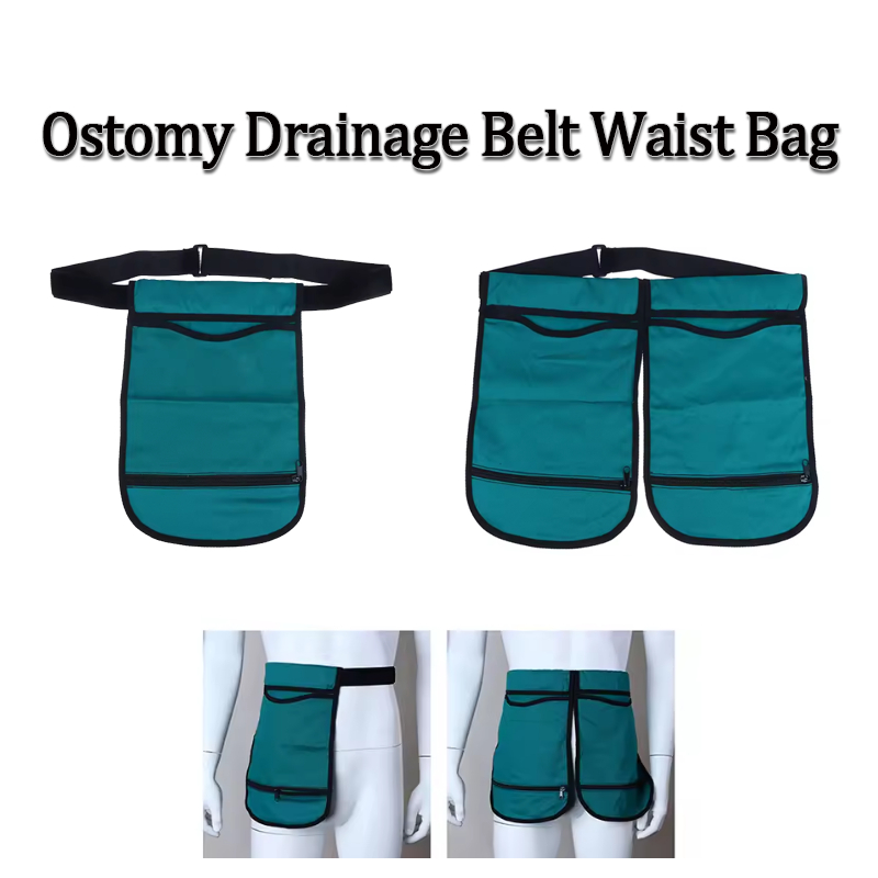 1PC - กระเป๋า ostomy ถุงเอว - ถุงระบายน้ำ - ฝาครอบป้องกัน - ล้างทำความสะอาดและนำกลับมาใช้ใหม่ได้