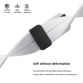 สายรัดข้อมือซิลิโคนยางสายรัดกีฬาสำหรับ Garmin vivoactive 5 6/3 Music/ Forerunner 55/70/170/165/245/645/158/168 / Approach S50
