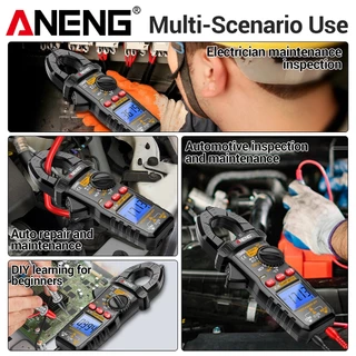 ANENG CM86 600A แคลมป์มิเตอร์ AC/DC มัลติมิเตอร์ สําหรับใช้งานไฟฟ้ามืออาชีพ