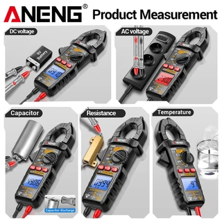 ANENG CM86 600A แคลมป์มิเตอร์ AC/DC มัลติมิเตอร์ สําหรับใช้งานไฟฟ้ามืออาชีพ
