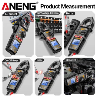 ANENG CM86 600A แคลมป์มิเตอร์ AC/DC มัลติมิเตอร์ สําหรับใช้งานไฟฟ้ามืออาชีพ
