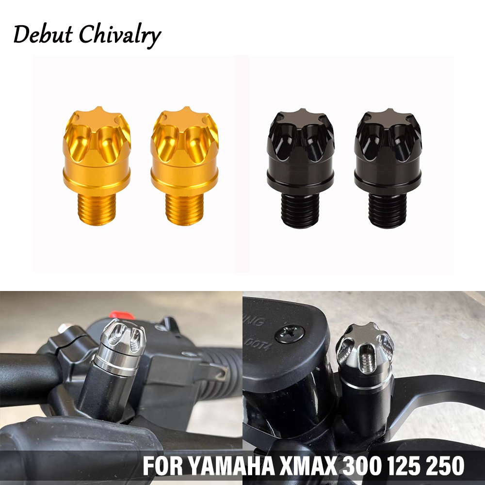 สําหรับ Yamaha XMAX 300 125 250 400 กระจกมองหลังสกรูตกแต ่ ง NMAX /NVX 155 ฝาครอบสะท ้ อนแสง