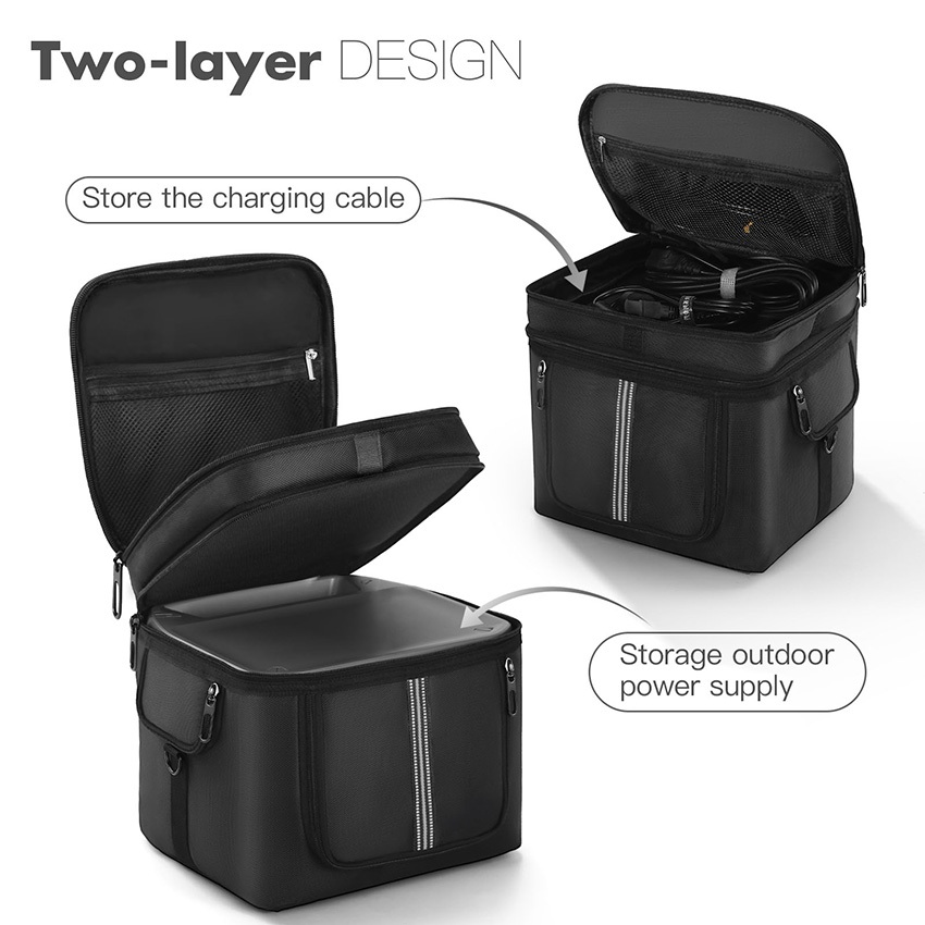 กระเป๋าใส่กระเป๋าเก็บสําหรับสถานีไฟฟ้าแบบพกพา ECOFLOW River 2 Max/2 Pro