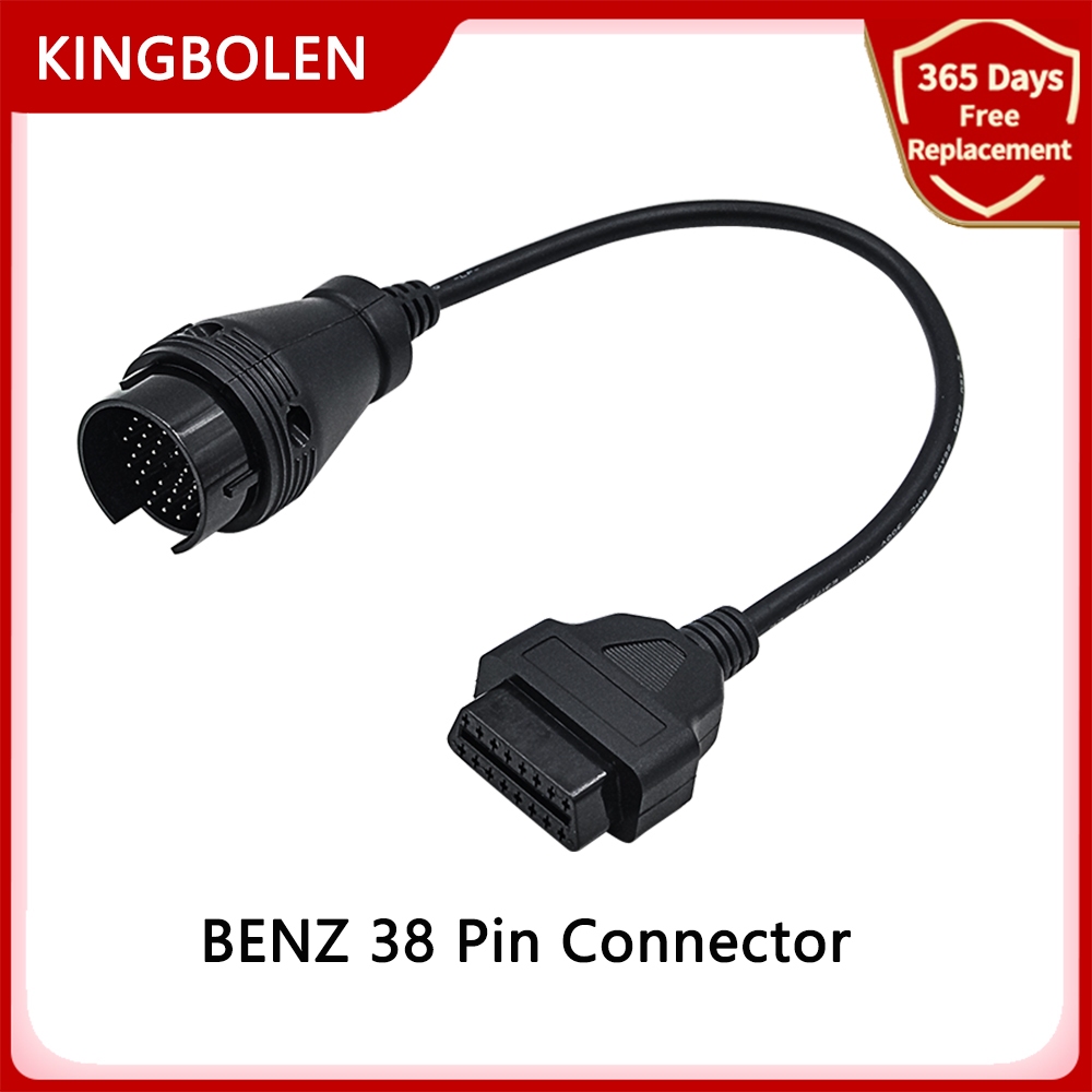 Obdii OBD2 38 Pin ถึง 16 Pin อะแดปเตอร์วินิจฉัยสายเชื่อมต่อสําหรับ Mercedes Benz