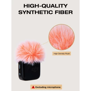 DJI Mini Microphone Pop Filter, Mic Cover Furry Foam สําหรับไมโครโฟน DJI Mini (2 ชิ้น)