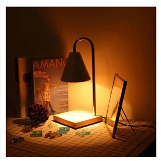 COD*โคมไฟอุ่นเทียน Candle warmer โคมไฟเทียนหอม ฐานไม้ โคมไฟอุ่นเทียน อุ่น ละลายหอม