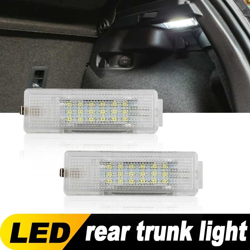 1PC2PCS ไฟห้องเก็บสัมภาระ LED For VW Transporter T5 New Beetle/Beetle A5 Caddy Campmob Eos Golf Plus Mk5/6/7 Sportsvan Jetta Passat B6/7/8 CC Scirocco Sharan Tiguan Touran Touareg ไฟLEDห้องสัมภาระ