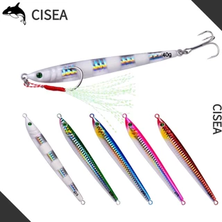 CISEA F186 เหยื่อยาง ปลา ตกปลา ตกปลา เหยื่อจิ๊ก เหยื่อ 7g 10g 14g 17g 21g 28g 40g 60g 80g 100g