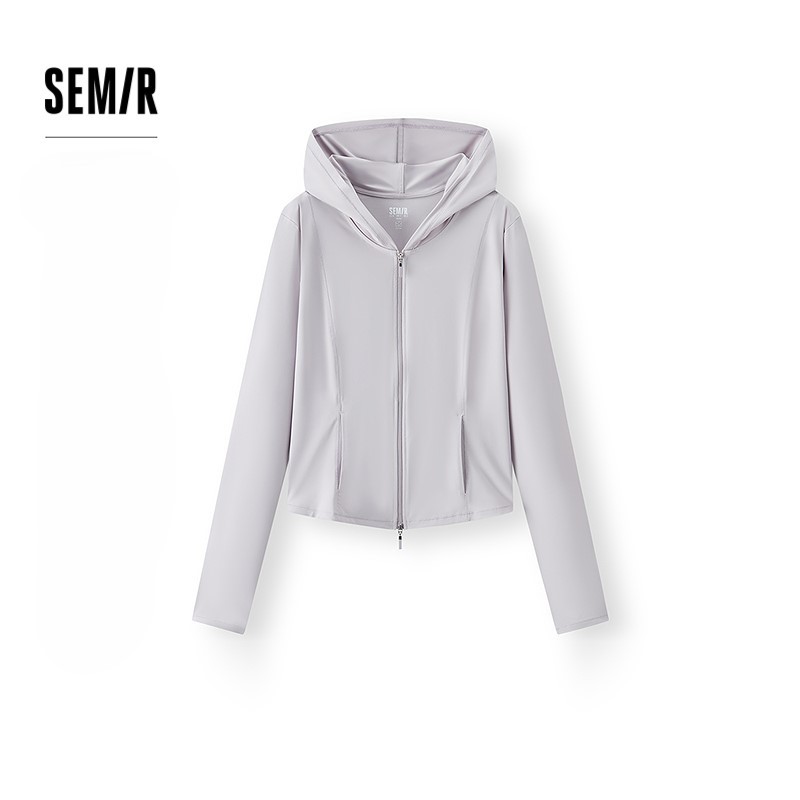 Semir Jacket ผู้หญิงแขนสั้น Cool Moisture-Wiking Quick Dry 2025 ฤดูร้อนใหม่ Hooded Fit Jacket