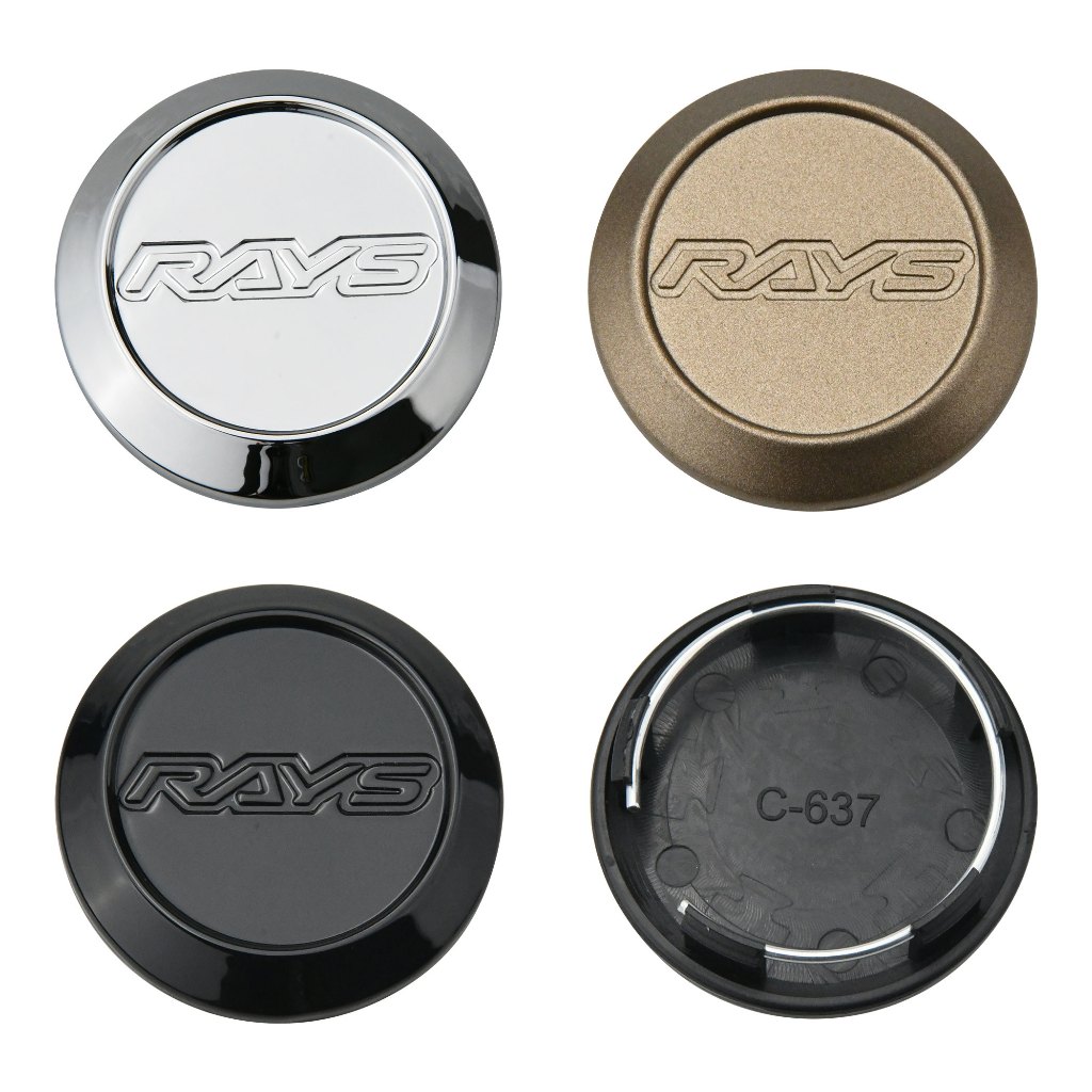 4ชิ้น 56มม ฝาครอบดุมล้อ RAYSโลโก้ฝาครอบดุมล้อรถเก๋งดุมล้อรถยนต์60มม 3Dสีดำสดใส 62มม TE37 CE28 ZE40