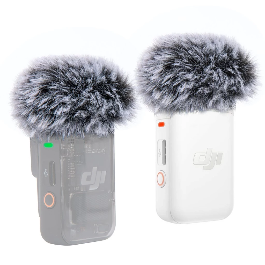 DJI Mic 2 Pop Filter - DJI Osmo Pocket 3, DJI Microphone Wireless Outdoor Microphone Cover ลดเสียงรบกวน, Mic Covers ใช้ได้กับ DJI Wireless Mic 2, DJI Osmo Pocket 3 Creat