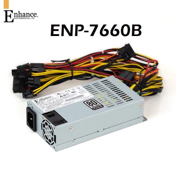 ENHANCE FLEX-ATX 1U PSU 80+ Gold power supply unit 600W 450W 400W 300W 250W สําหรับ ITX และ NAS เคสค