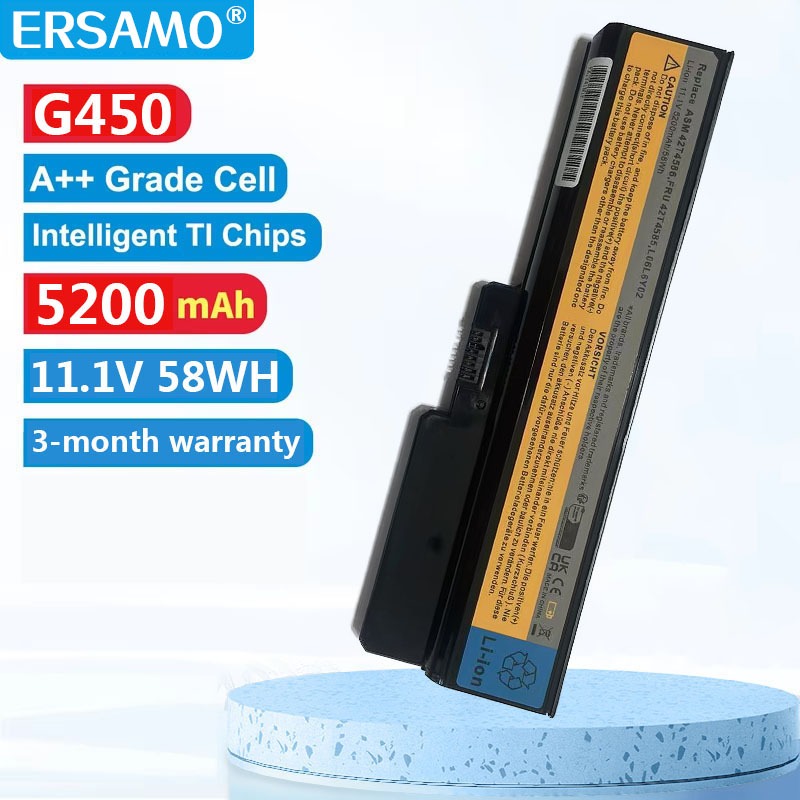 แบตเตอรี่แล็ปท็อปสําหรับ Lenovo 3000 G550 G430 G450 G530 N500 L08N6Y02 42T4729 42T4730