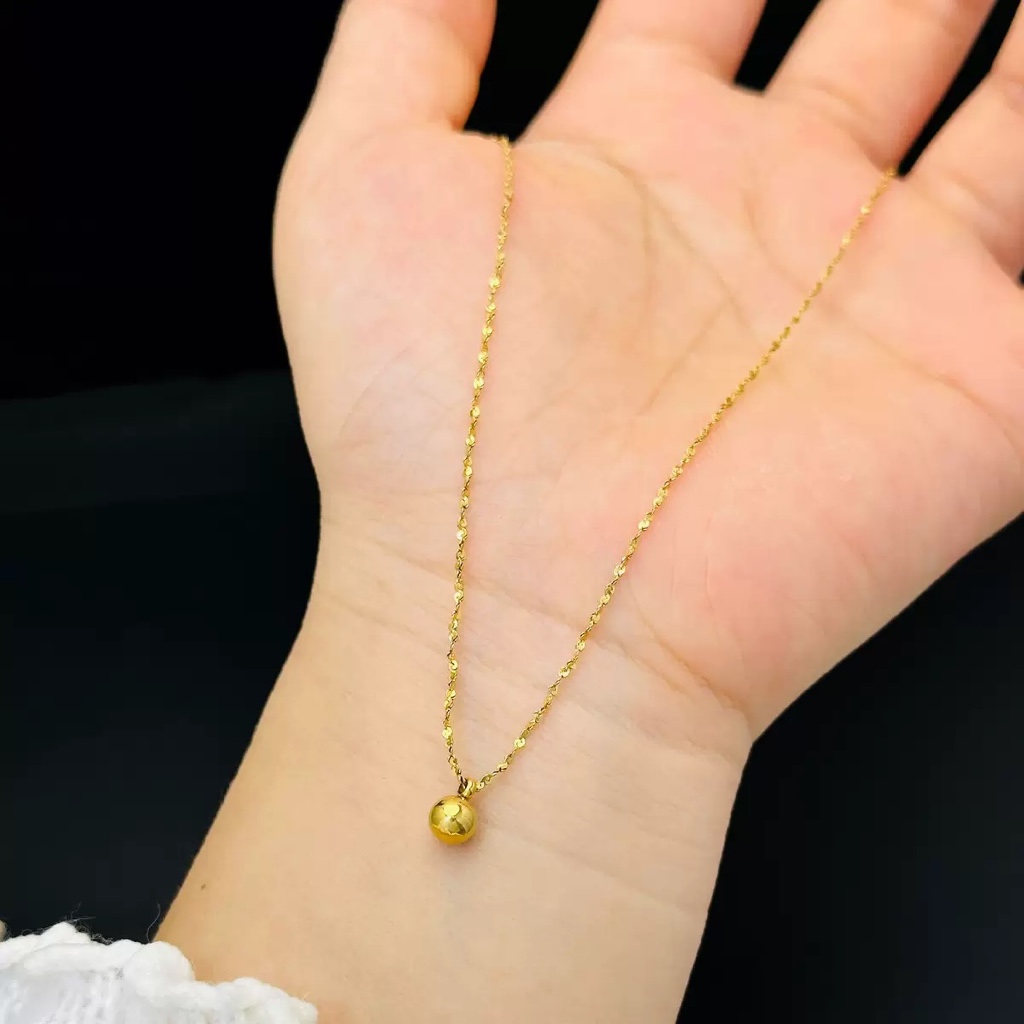 สร้อยคอ สร้อยข้อมือ สายโซ่ เหล็กไทเทเนียม ประดับเพชร แบบเรียบง่าย สไตล์เกาหลี และญี่ปุ่น