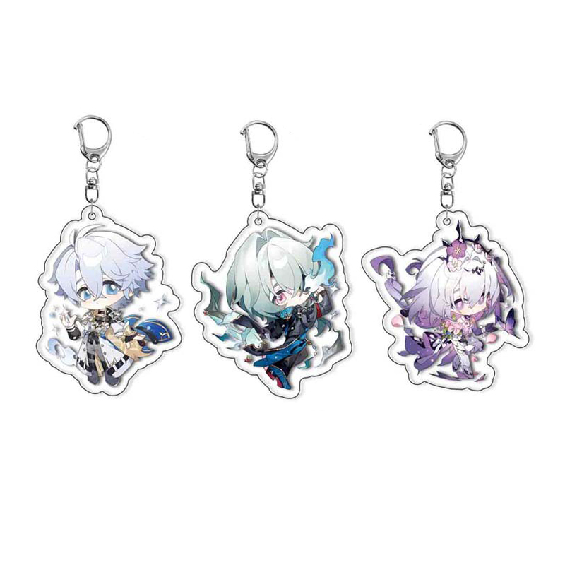 เกม Honkai: Star Rail Castofrice พวงกุญแจ Mydei จี้อะคริลิค Emoji