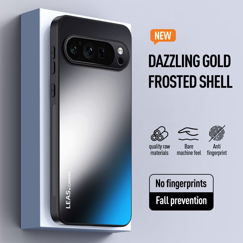 ปลอกสําหรับ Google Pixel 9 Pro XL 5G Pixel9ProXL GGX8B GZC4K GQ57S เคสโทรศัพท์ AG Frosted พราวสีซิลิ