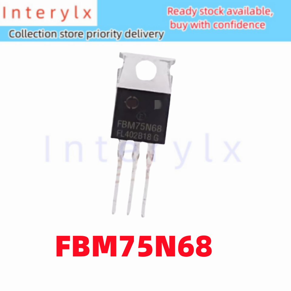 10 ชิ้น/ล็อต FBM75N68 FBN 75N68 In-Line TO-220 MOS Field Effect Tube 68V 80A