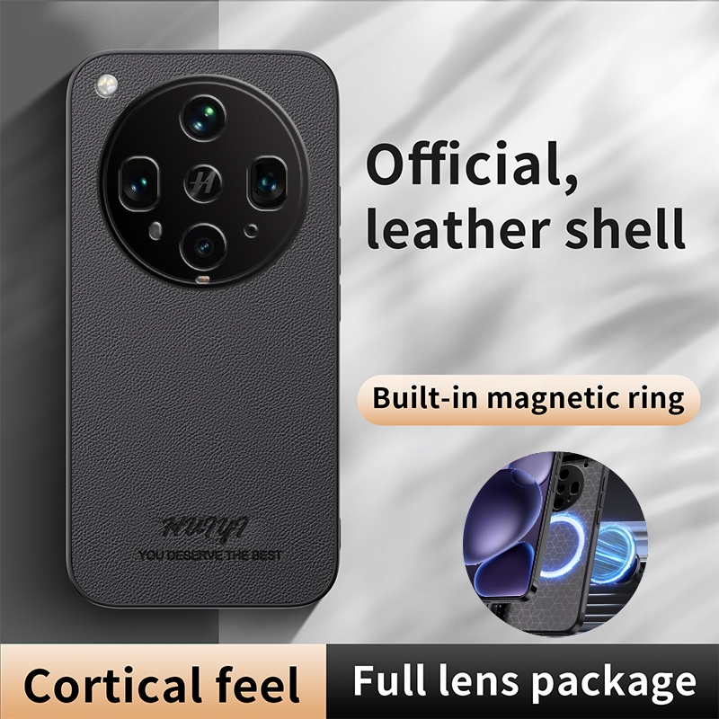 ปลอกหนังสําหรับOppoค้นหาX8 Ultra FindX8Ultra X8Ultra PKJ110 เคสโทรศัพท์หรูหราแม่เหล็กไร้สายชาร์จกันก