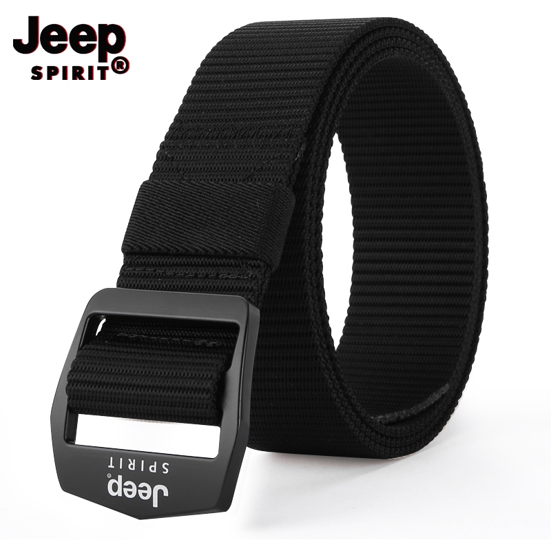 JEEP SPIRIT เข็มขัดรัดเอวไนลอนบางเฉียบผ้าใบกีฬาเข็มขัดแห้งเร็วกลางแจ้ง