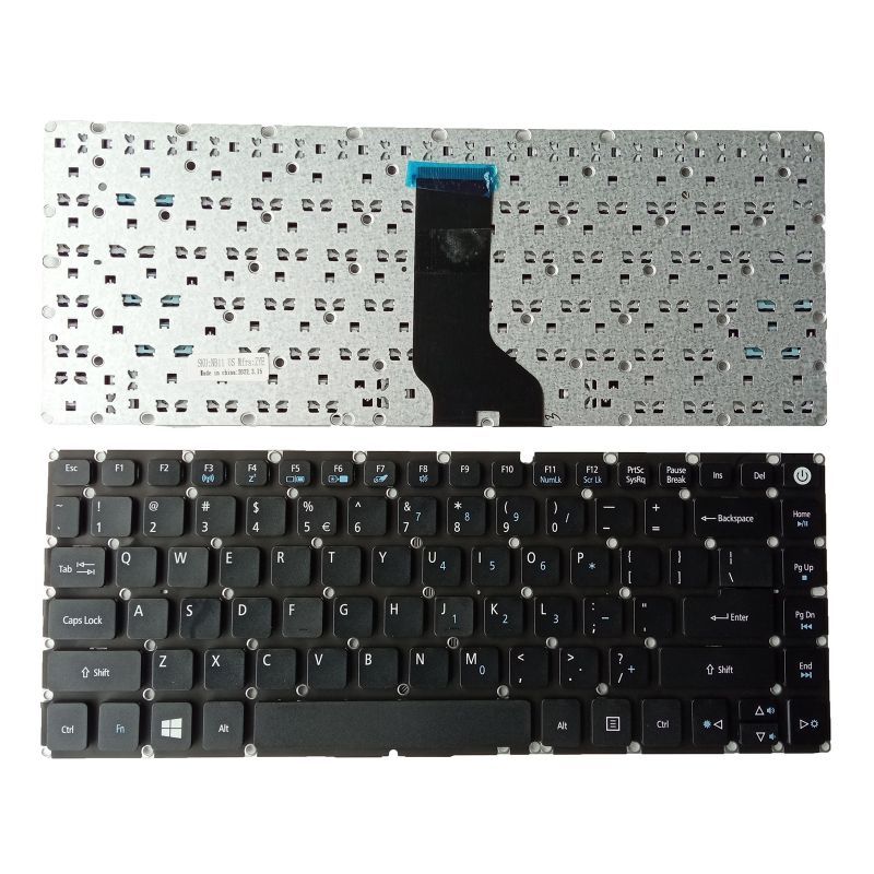 US แป้นพิมพ์แล็ปท็อปสําหรับ ACER Aspire K4000 E5-422 422G E5-473 E5-473G E5-474G E5-475G E5-475G E5-
