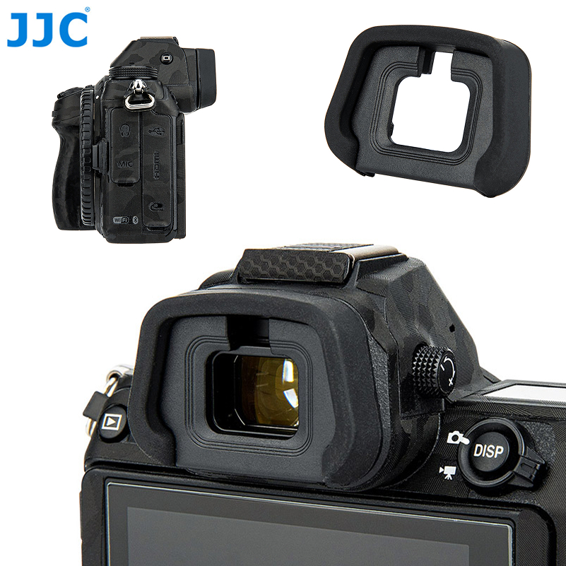 JJC ซิลิโคนกล้อง Eyecup เหมาะสําหรับ Nikon Z5II Z6III Z6II Z7 Z6 Z5 U-รูปกรอบไม่กีดขวางพลิกหน้าจอเปล
