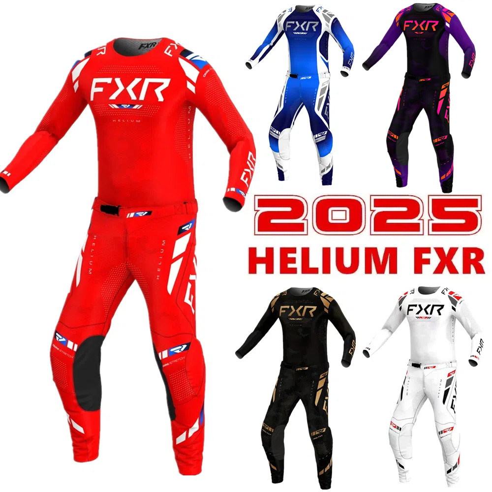 Fxr 2025 HELIUM CAYNE Jersey Jersey กางเกง MX Combo Moto Enduro ATV ชุดอุปกรณ์ผู้ชาย Dirtbike ชุดสําหรับผู้ใหญ่