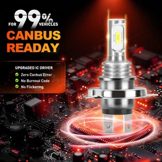 Roadsun 2 ชิ้น H4 H7 Led ไฟหน้ารถหลอดไฟ H11 9005 9006 H15 9003 HB2 H9 H8 HB3 Mini 100 วัตต์ 6000 พัน 20000LM 900% Bright ประหยัดพลังงานยาวอายุการใช้งาน 12/24 โวลต์ CSP ชิปปลั๊ก-N-Play Canbus