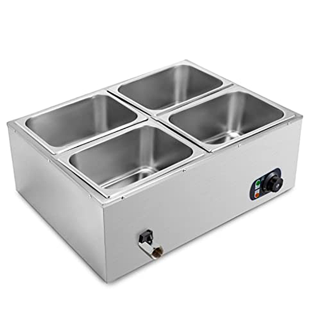 ซุปเคาน์เตอร์บุฟเฟ่ต์ไฟฟ้าเชิงพาณิชย์ Bain Marie สําหรับโปรโมชั่น