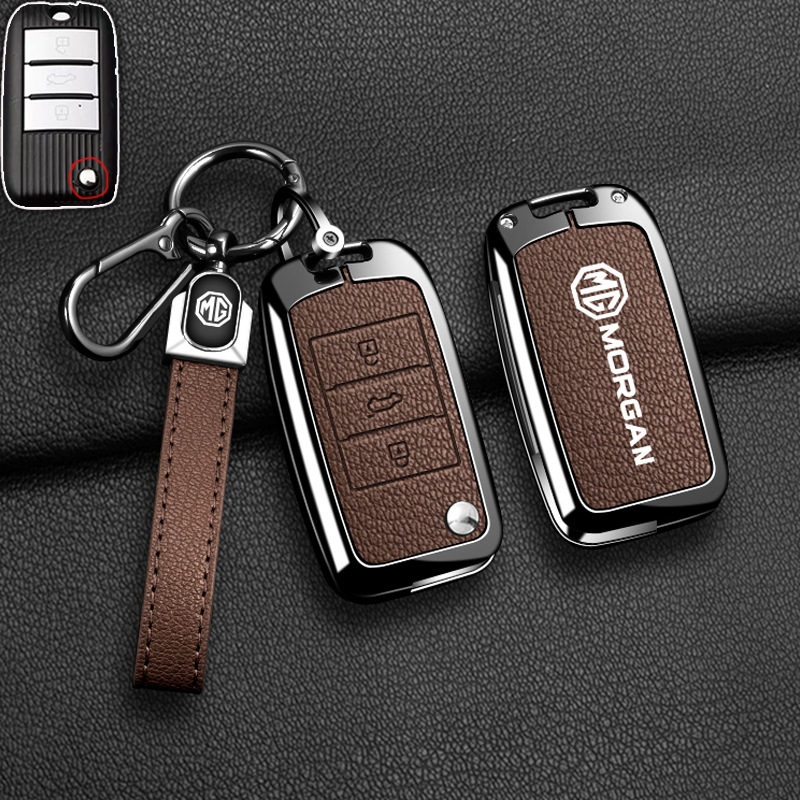 เคสรีโมตกุญแจรถยนต์ สําหรับ MG6 VS/HS/ZS/MG5 MT/MG4/EXTENDER DC/ZS EV/EP/MG EXTENDER GC/MG3 hybrid ใหม่ ฝาครอบพวงกุญแจ