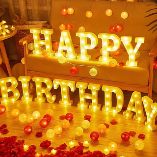 BGE*ไฟประดับตกแต่ง DIY LED Light Up Letter A-Z 🔥พร้อมส่ง🔥 ไฟ ตัวอักษร ภาษาอังกฤษ จัด ปาร์ตี้ มินิมอล ราคาต่อ1ตัว ตกแต่งบ้าน