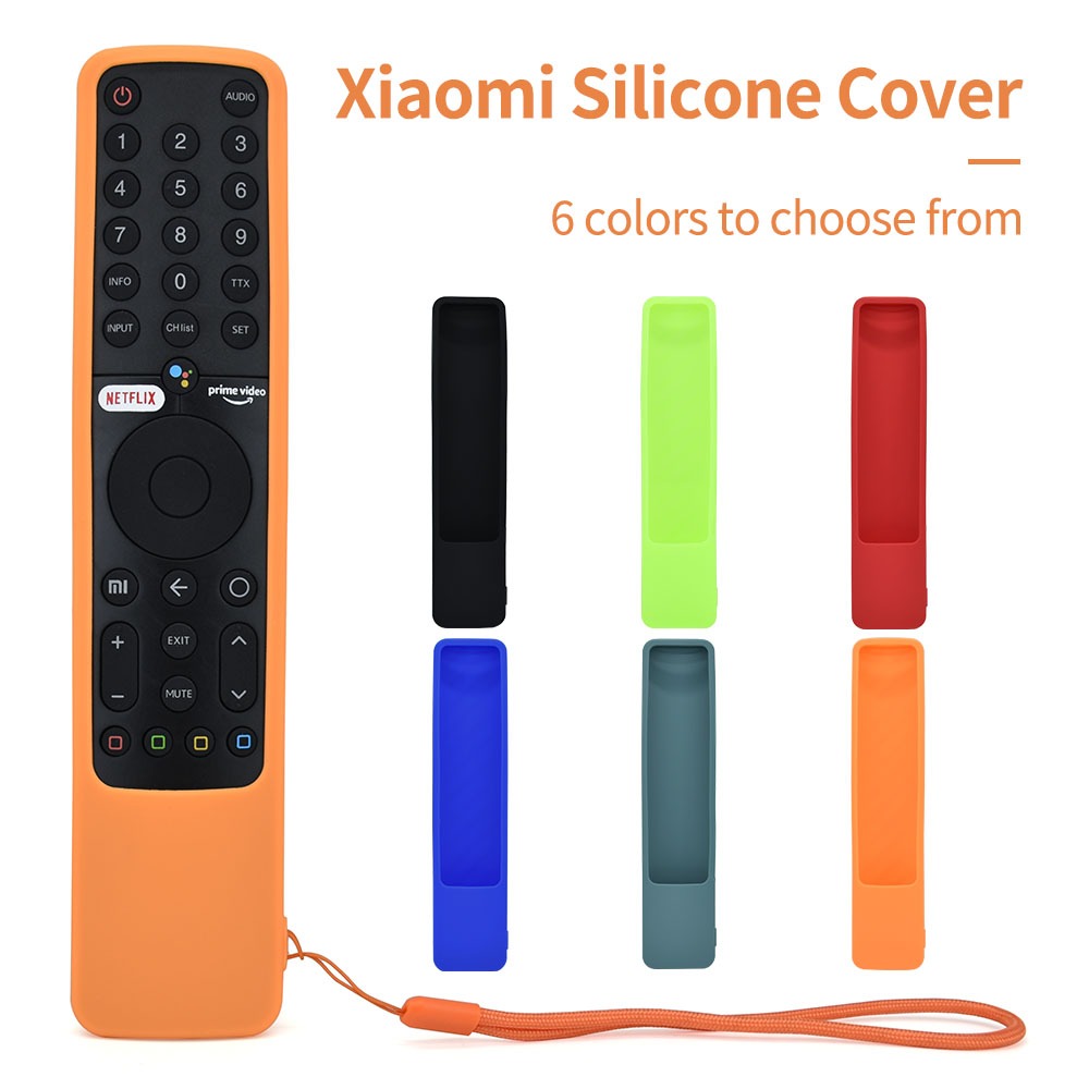 ซิลิโคนป้องกันกรณีสําหรับ Xiaomi 19 TV P1E/A2/Max 861 ";/P1/Q1 สมาร์ททีวีเสียงรีโมทคอนโทรลนุ่ม Shock
