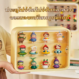 กล่องแสดงโมเดลแบบแขวนผนัง กันฝุ่นกันความชื้น มีฝาปิด ไม่ต้องติดตั้ง สำหรับเก็บของสะสม ของเล่น วัสดุ PET