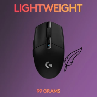 Logitech G304 LIGHTSPEED™ Wireless Gaming Mouse 12,000 DPI, 6 Makro Keys - Black ( เมาส์เกมมิ่ง ไร้สาย)