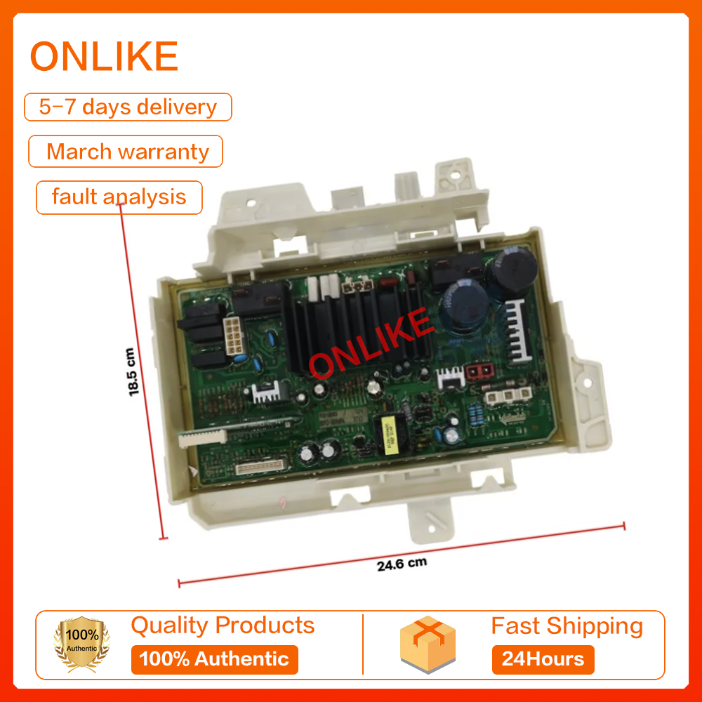 บอร์ดเครื่องซักผ้า แผงวงจรเครื่องซักผ้า ฝาหน้า SAMSUNG ซัมซุง Part. DC92-00969A รุ่น WF1124XAC/XST W