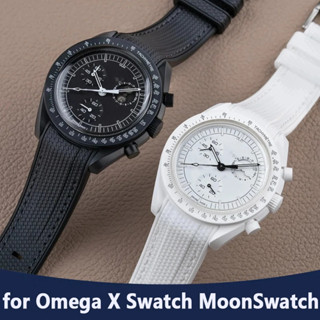 สายนาฬิกาสําหรับ Omega X Swatch Joint MoonSwatch สาย Seamast…